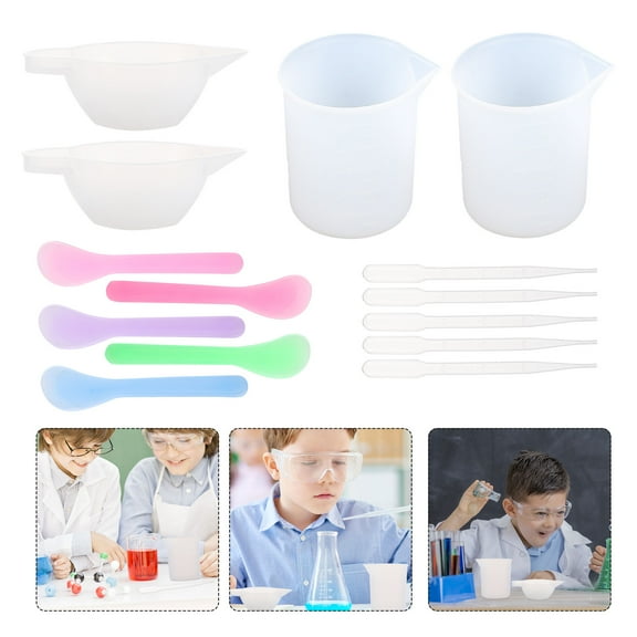 FRCOLOR DIY Epoxy Tool Kit with Premium Plastic and Silicone Materials for Handmade Crafts 36pcs