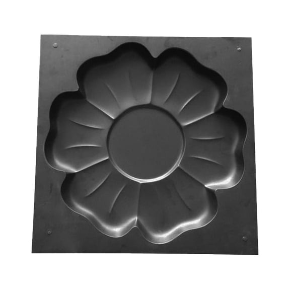 TAILTOSS Black Plastic Garden Path Paving Mold Reusable Concrete Cement Stepping Stone Mold