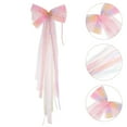 thumbnail image 1 of FRCOLOR DIY Large Bow Hairpins for Wedding Birthday Party Bowknot Wrapping Decorations Polyester Big Bow Present Wrapping Bow Hair Accessories for Brides Bridesmaids and Girls, 1 of 8