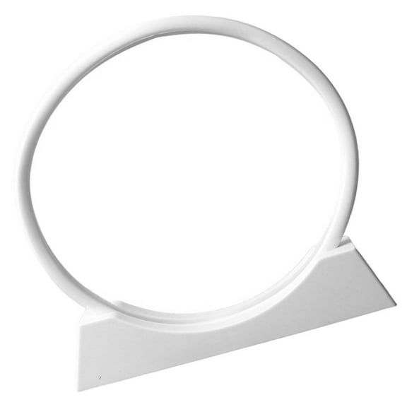 FRCOLOR DIY Moving Sand Art Picture Frame Craft Kit with Plastic Base for Decoration White Round 3D Sea