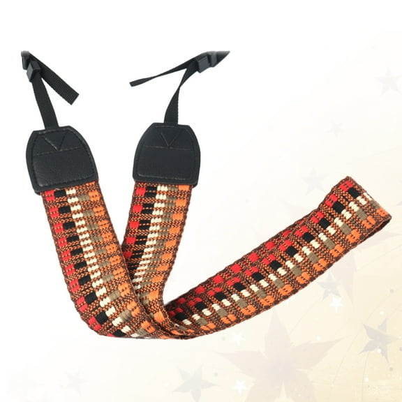 FRCOLOR DSLR Camera Strap Crossbody Vintage Digital Camera Strap Universal Camera Hanging Strap Camera Strap for Outdoor Travel (Orange)