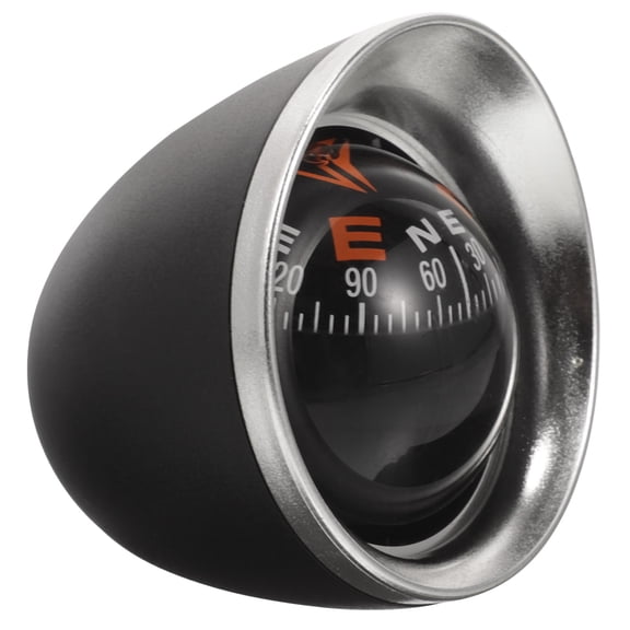FRCOLOR Dashboard Compass 1Pcs Black Acrylic for Direction Finding in Vehicles