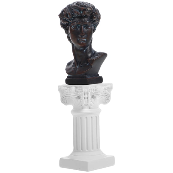 FRCOLOR David Statue Mini Resin Sculpture for Home Decor Assorted Color Fashionable Elegant Design