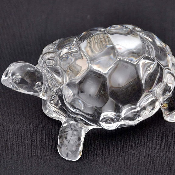 FRCOLOR Decor Ornaments Crystal Turtle Shaped Decoration Animal Figurine