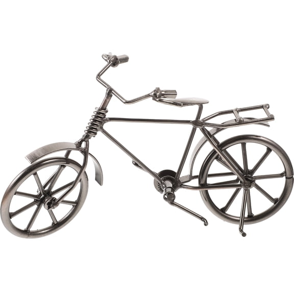 WASHWEPE Bike Decoration Grey Iron 1Pack 7.3X4.3X2.9In