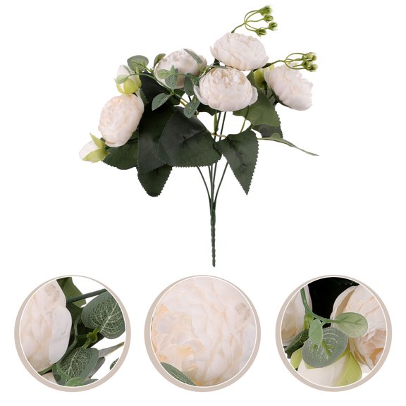 FRCOLOR  Decorations Wedding Artificial Flower Rose Bright