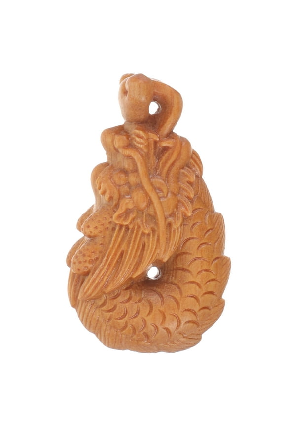 Retro Style Bag Charm Pendant Orange 1Set 1.8x1In