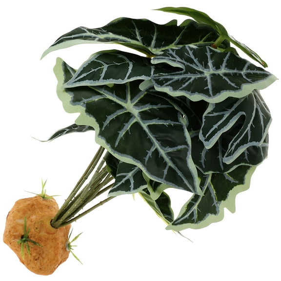 FRCOLOR  Decorative Plants Aquarium Ornament Faux Terrarium Turtle Tank Accessories