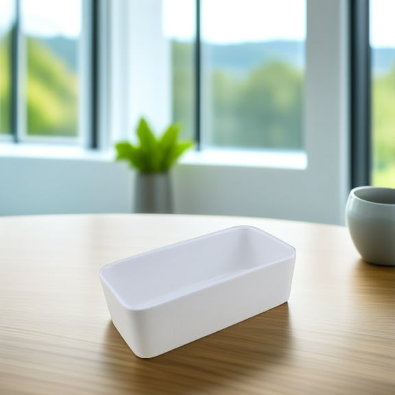 FRCOLOR Decorative Rectangular Ceramic Succulent Flower Pot Growing Plants Delicate