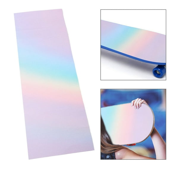 FRCOLOR Decorative Skateboard Tape Scooter Grip Tape Sheet Grit Sandpaper For Car Surfing Boards Skateboard Grip Tape Stickers Rainbow Sandpaper Sheet Grip Tape Stickers