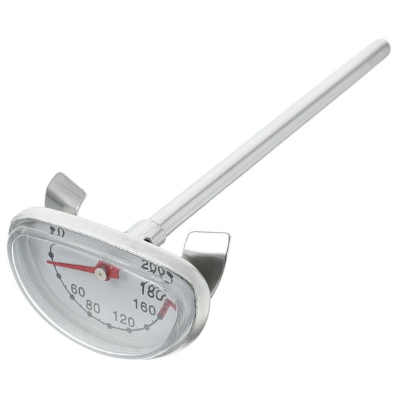 FRCOLOR Deep Frying Thermometer BBQ Thermometer Grill Thermometer Stainless Steel Probe Accurate Temperature Gauge for Cooking and Baking