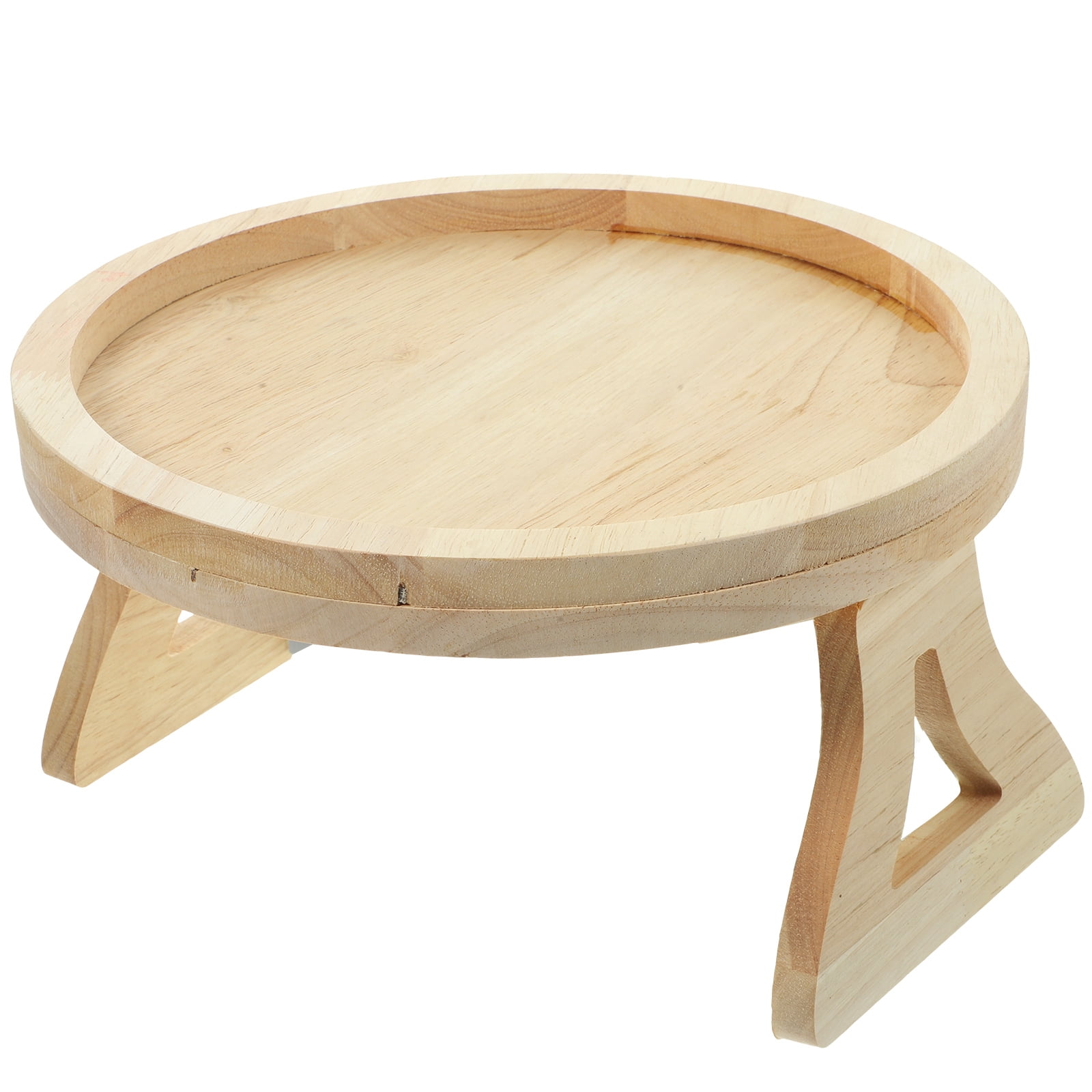 WASHWEPE Small Trays Clip-on Tray Wood 1Pcs 9.8x9.8in - Walmart.com