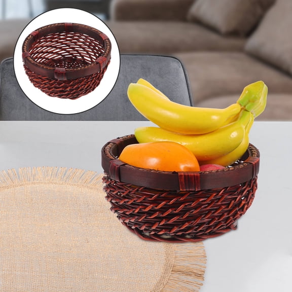 FRCOLOR Desktop Organizing Basket Tabletop Sundries Organizer Airtight Bread Bins Storage Baskets