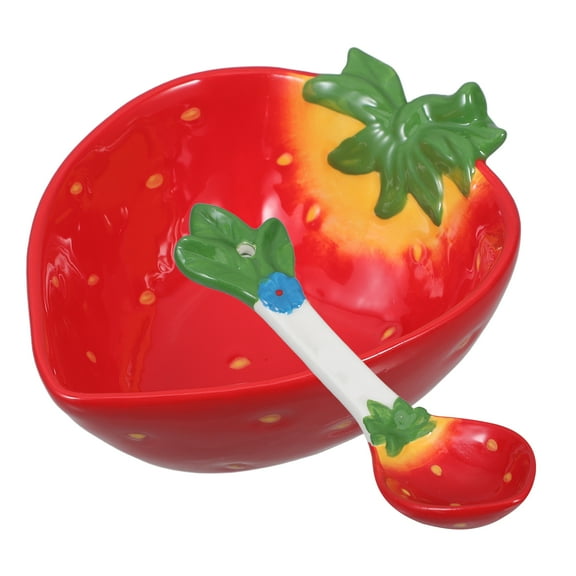 FRCOLOR Dessert Bowl Decoration Household Strawberry Bowls and Plates