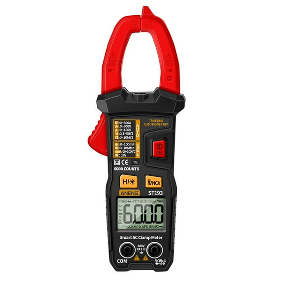 FRCOLOR Digital Multimeter Electrical Repair Supplies Power Tester Wattage Red