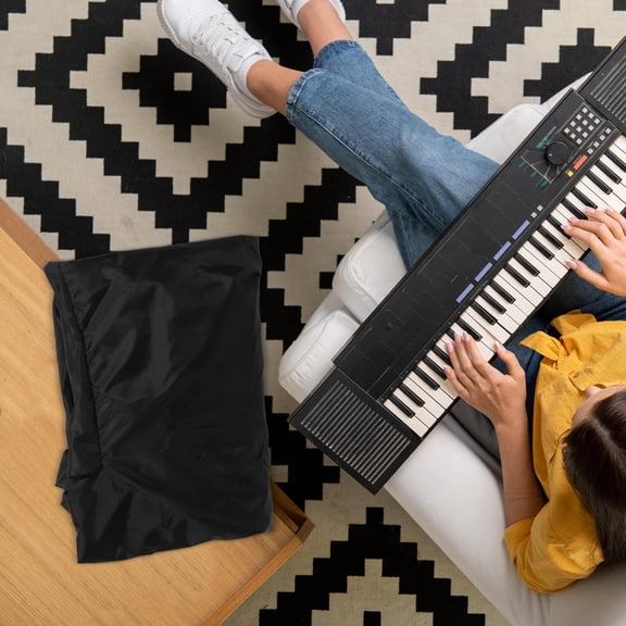 LABSERRON Piano Cover for Electronic Keyboard with Protective Music Stand Cover