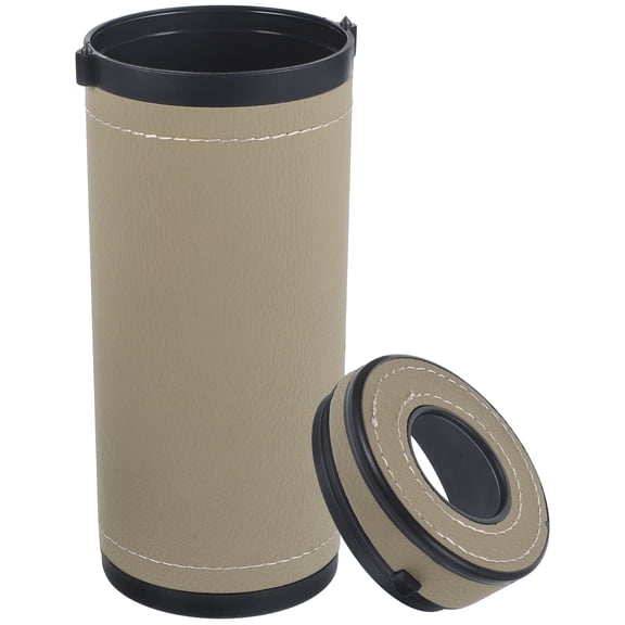 FRCOLOR Dispenser Tissue Container Cylindrical Tissue .3X7CM Beige