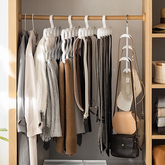 FRCOLOR Display Closet Storage Waistband Hook Scarf Travel Shopping