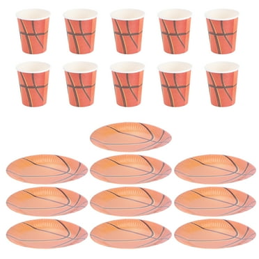 BalsaCircle 24 Assorted Disposable Paper Drinking Cups Saucers Floral ...