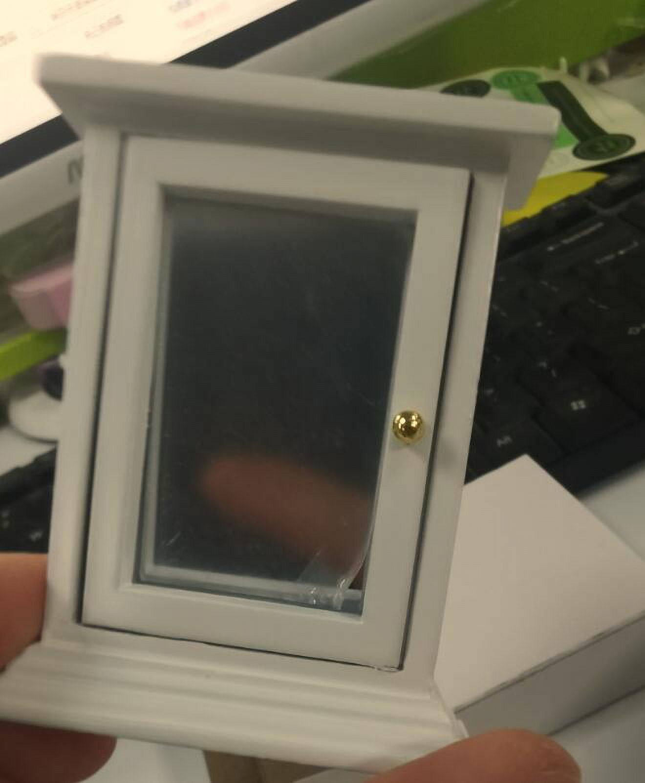 FRCOLOR Dollhouse Mini Mirror Tiny House Mirrors Toy Kids Dollhouse