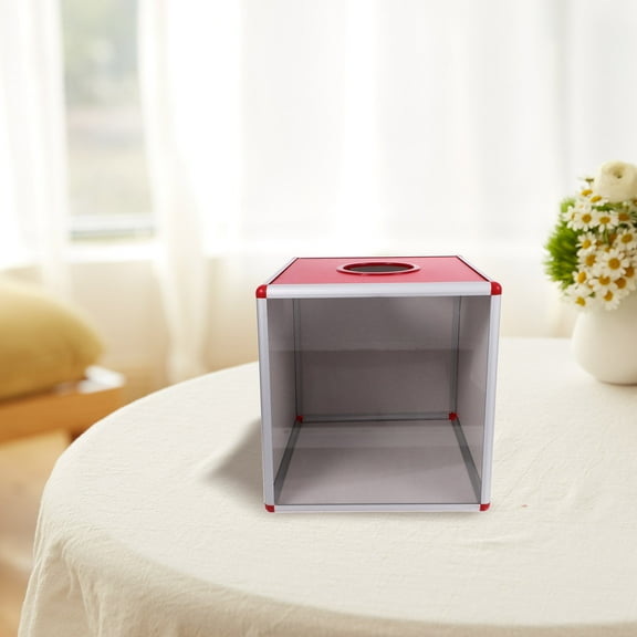 FRCOLOR Donation Charity Boxes Suggestion Box Ballot Box Raffle Check Money Case For Tabletop Use Tickets Business Card Voting