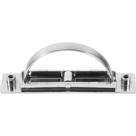 FRCOLOR Door Handles Internal Invisible Handle Rotating Handle 10X4X2CM Silver