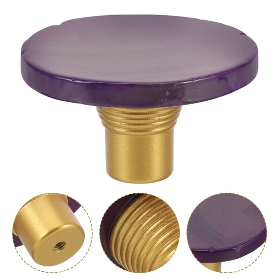 FRCOLOR Door Knobs for Interior Doors Cabinet Handles Dresser Purple