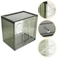 thumbnail image 1 of FRCOLOR Double Layer Bread Box With Clear Window Bread Storage Organizer Keeper for Kitchen Countertop Clear Bread Container Homemade Bread Box, 1 of 8