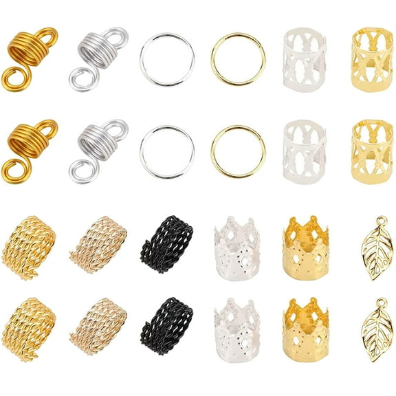 FRCOLOR  Dreadlock Alloy Set Hair Pins for Styling Clips Gold Accessories Miss