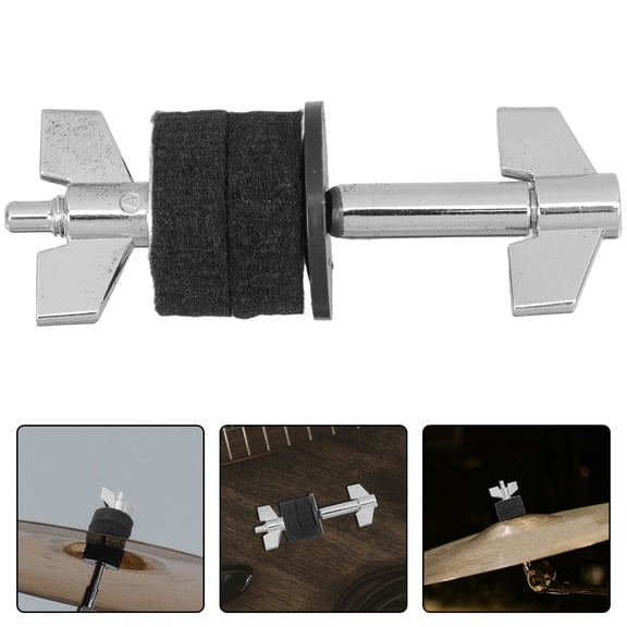 FRCOLOR Drum Cymbal Stand Mount Adjustable Cymbal Stacker Hardware Drum Cymbal Stand Extension Multi-Level Cymbal Stacker Cymbal Mounting Arm Drum