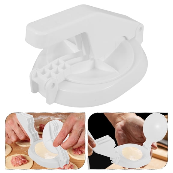 FRCOLOR Dumpling Wrapper Press Mold - White Flour Skin Presser for Easy Dumpling Dough Shaping