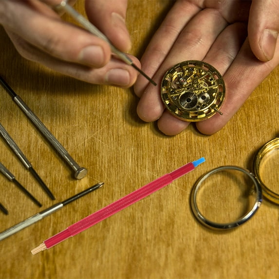 FRCOLOR Durable Steel Watch Hand Press Tool for Watch Repairing with Assorted Color Options, 3 Pcs Set