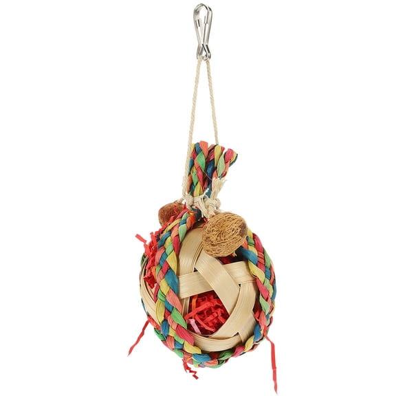WASHWEPE Large Bird Toy Parrot Indoor Set 4x10.6in