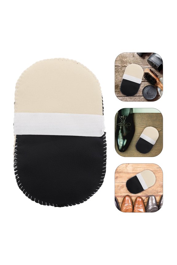 Efficient Plush Shoe Cleaning Glove for PU Leather and Suede Shoe Polishing Glove Boot Polisher Shoe Cleaning Boot Polish Glove