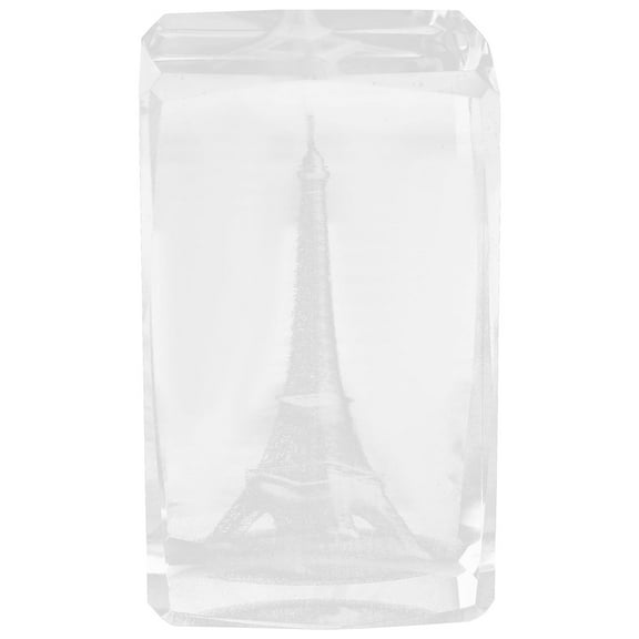 WASHWEPE Transparent Eiffel Tower Model Simple Artistic Design 1Pack 3In