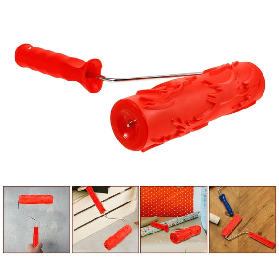 FRCOLOR  Embossing Texture Roller Paint for Stenciling Printing Cylinder