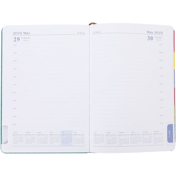 WASHWEPE Teacher Planner 1 Piece 8.3x5.7x0.8 Inch Organizer for Teachers Travel and Study