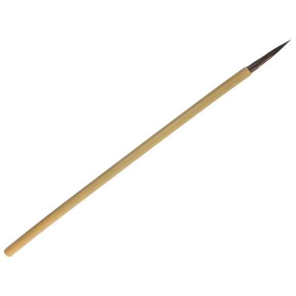 FRCOLOR Ergonomic Bamboo Art Brush for Painting Use Beige Color Suitable for Stenciled Projects