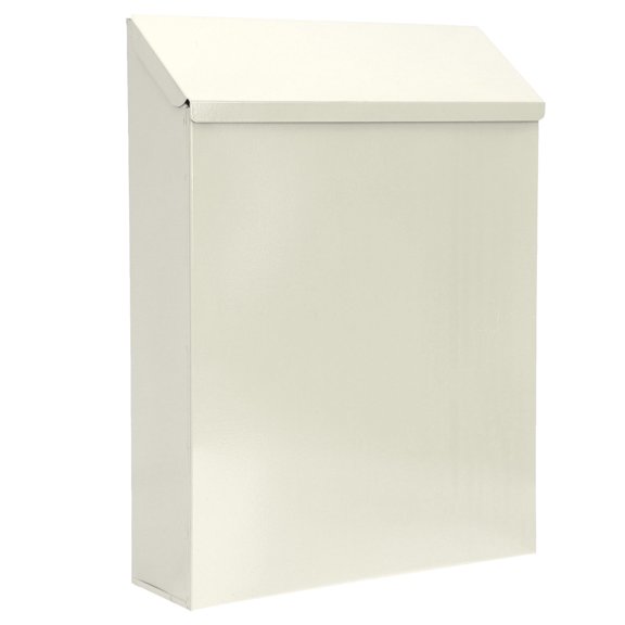 LABSERRON European Style Beige Wall Mounted Mailbox Decorative Letter Container with Durable Waterproof Design
