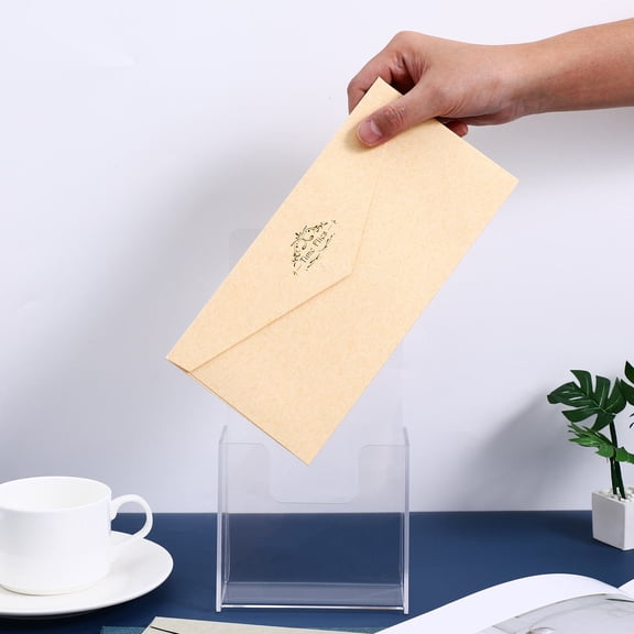 KAKOWELY Clear Magazine Holder Acrylic Brochure Holder 1Pcs