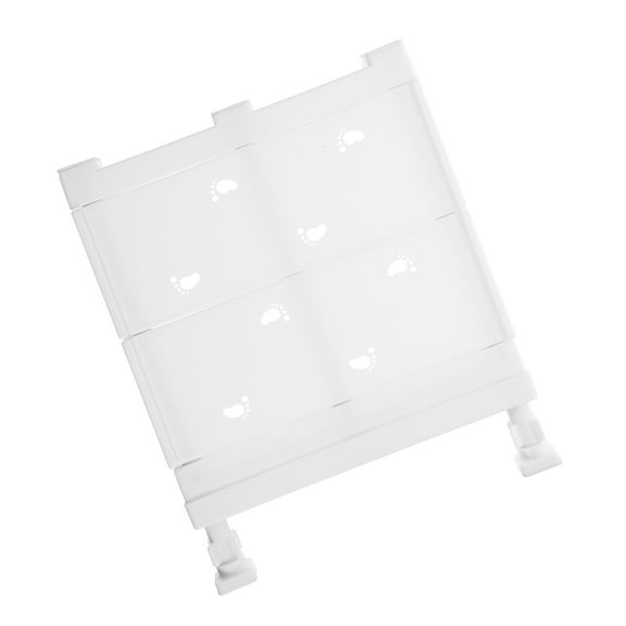 FRCOLOR Expandable Closet Shelf Divider Locker Shelves Pantry Tension for Pants Student White
