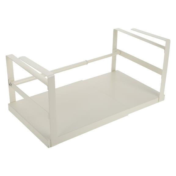 FRCOLOR Expandable Under Shelf Basket with Long Hanging Organizer Rack 1 Set Space Saver for Home Office