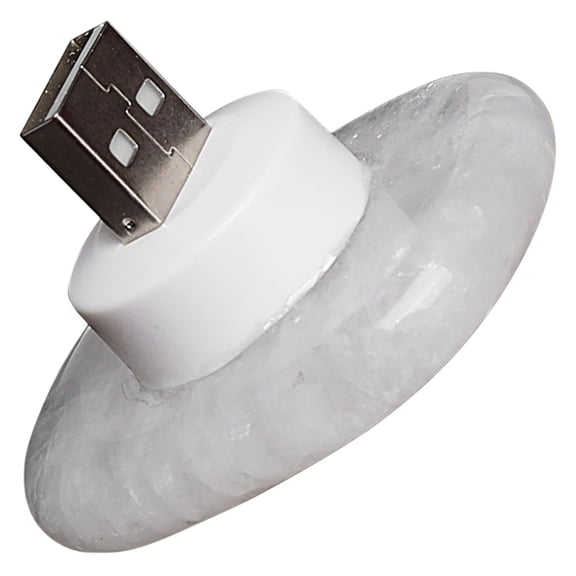 FRCOLOR Exquisite Creative Crystal Stone Night Light for Bedroom with Warm Glowing Effect White Color