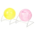 thumbnail image 1 of FRCOLOR FRCOLOR 2Pcs Hamster Exercise Balls Small Animal Running Balls Pet Supplies Assorted Color, 1 of 10