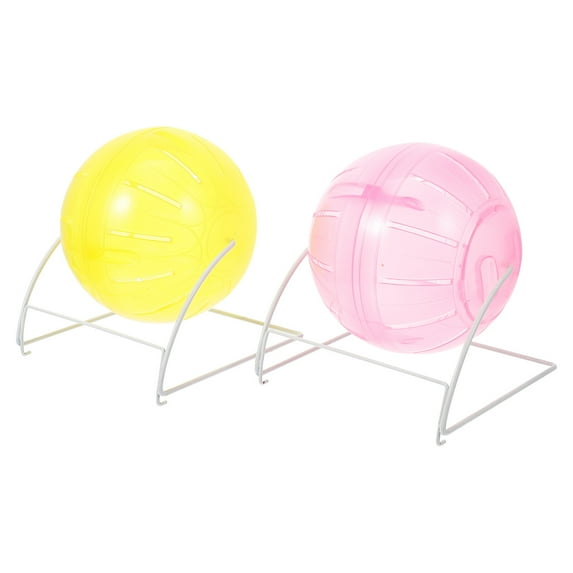FRCOLOR FRCOLOR 2Pcs Hamster Exercise Balls Small Animal Running Balls Pet Supplies Assorted Color