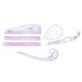 thumbnail image 1 of LABSERRON Ruler Good Flexibility For Sewing Tools Clothing Design 6 Pieces 11.8x3.9x0.04In, 1 of 8