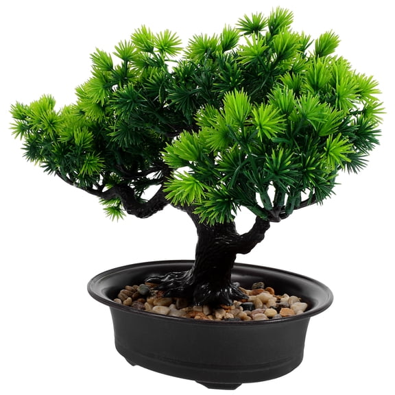 LABSERRON Simulation Plants Potted Pine Bonsai 1Set