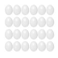 thumbnail image 1 of WRISTBIQUE Realistic Eggs Plastic Artificial Eggs White 60Pcs, 1 of 11