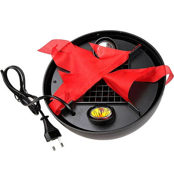 FRCOLOR Fake Fire Flame Light Electric Brazier Black 1 Set for Decoration