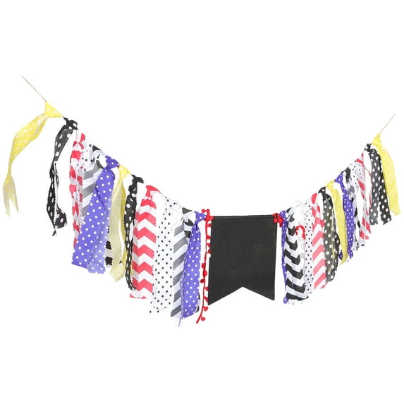 FRCOLOR Fiesta Decorations Rectangular Banner Reusable for Birthday Party Multi 1Set